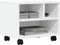 vidaXL - Printerkastje - met - wielen - 41x32x34,5 - cm - wit