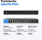Linksys LGS310C - Netwerkswitch - Managed - 8 Poorten - 2 SFP Poorten - Zwart