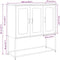 vidaXL - Dressoir - 100,5x39x107 - cm - koudgewalst - staal - antracietkleurig