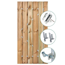 Tuindeco - Tuindeur Privacy grenen 110 cm Tuindeco