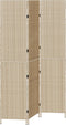 vidaXL - Vouwdeel - 3 - Panelen - Beige - 146x200 - cm - Poly - Rattan