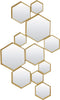 D - Light & Living - Spiegel CINCI - 98x3.5x57.5cm - Goud