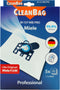 CleanBag Professional stofzuigerzakken 5 stuks - Geschikt voor Miele S241-256i, S290-S299, S300i-S399, S500-S578, S700-S799, S4000-S4999, S6000-S6999, Compact C1, Compact C2 & Complete C1 - FJM - Inclusief 2 filters - Alternatief