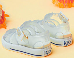 Igor Tenis - Platte sandalen - Rubber - Wit - Maat 20
