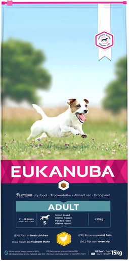 Eukanuba Dog Adult - Small Breed - Kip - Hondenvoer - 15 kg