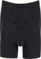 Schiesser Authentic - Heren Boxershort - 2-pack - Zwart (2 stuks)