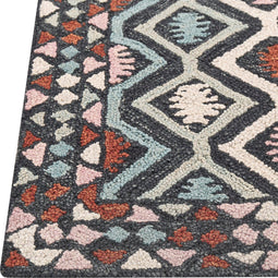 HAYMANA - Vloerkleed - Multicolor - 80 x 150 cm - Wol