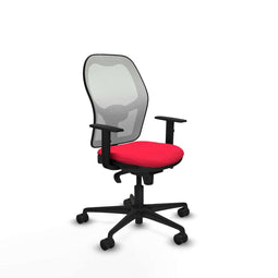 Piqueras y Crespo 1D036N0 - Bureaustoel - Verstelbare hoogte met armleuning - Rood