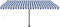 vidaXL - Luifel - vrijstaand - handmatig - uittrekbaar - 450x350 - cm - blauw - en - wit