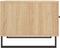 vidaXL - Salontafel - 50x50x35 - cm - bewerkt - hout - sonoma - eikenkleurig