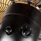Domo DO8146 - Statiefventilator - 5 metalen bladen - Houten look - Hoogte 1,4m