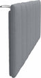 vidaXL - Hoofdbordkussen - 120 - cm - stof - lichtgrijs