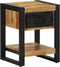 vidaXL - Nachtkastje - 35x34x45 - cm - massief - ruw - mangohout