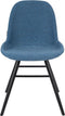 Zuiver Albert Kuip Soft Eetkamerstoelen Blauw - Set van 2