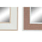 Wandspiegel DKD Home Decor Kristal Bruin Wit Donker grijs PS Traditioneel 4 Stuks (36 x 2 x 66 cm)