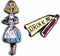 UPG Pins - Alice and Drink Me