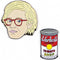 UPG Pins - Warhol and Soup Can