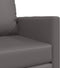 vidaXL - Vloersofa - Bed - 2-in-1 - Grijs - 74x77x81 - cm - Faux - Leer