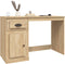 vidaXL - Bureau - met - lade - 115x50x75 - cm - bewerkt - hout - sonoma - eikenkleurig