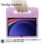 Accezz Kidsproof Backcover - Handvat - Samsung Galaxy Tab S9 / Tab S9 FE - Lila