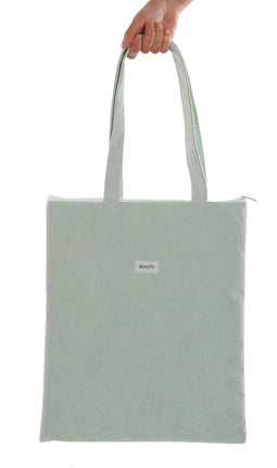 Winkeltas Versa Corduroy Groen 40 x 33 cm