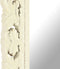 vidaXL - Spiegel - handgesneden - 110x50 - cm - massief - mangohout - wit