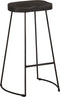 vidaXL - Barkrukken - 2 - st - zwart - 45x40x78 - cm - massief - mangohout