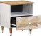 vidaXL - Nachtkastje - 40x33x46 - cm - massief - mangohout