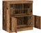 vidaXL - Dressoir - met - LED - Lichten - Oud - Hout - 60x37x67 - cm