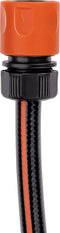 BLACK+DECKER Tuinslangkoppelingen - Set van 4 - 2x Waterstop Tussenstuk - Zwart Oranje (set van 4)