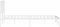 vidaXL - Bedframe - met - hoofdbord - metaal - wit - 180x200 - cm