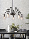 it's about RoMi Hanglamp Amsterdam - Zwart/Glas - Ø120cm - 5L - Modern - Hanglampen Eetkamer, Slaapkamer, Woonkamer