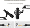 UPLY Microfoon Arm - Inclusief Popfilter en Shockmount - Zonder Microfoon - Boom Arm - Mic Stand - Statief - Opvouwbaar - 360 Graden - Zwart
