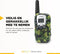 UPLY Walkie Talkie voor Kinderen en Volwassenen - Portofoon - 5KM Bereik - Set van 3