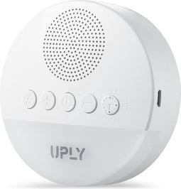 UPLY White Noise Machine - Witte Ruis Slaaptrainer voor Baby - Slaaphulp met LED Verlichting en 20 Rustgevende Geluiden
