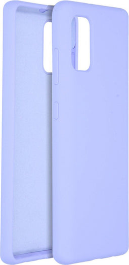 Accezz Samsung Galaxy A41 - Liquid Silicone Backcover - Schokabsorberend - Paars