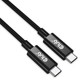 Club 3D CAC-1579 - USB4 Gen3x2 Type-C Kabel - 40Gbps 240W 8K60Hz 3m Zwart