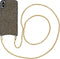 iMoshion Hoesje Geschikt voor iPhone Xs / X Hoesje Met Koord - iMoshion Sparkle Backcover met ketting - goud