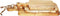 Snijplanken - Naturel - Mangohout - Set van 3