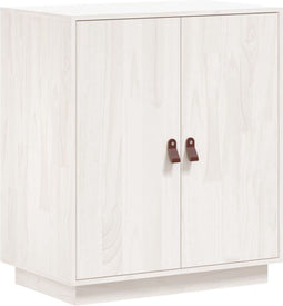vidaXL - Dressoir - 65,5x40x75 - cm - massief - grenenhout - wit