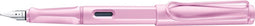 LAMY safari lightrose vulpen – vulpen met ergonomisch gripstuk & gepolijste stalen penpunt in schrijfdikte M – robuuste ASA-kunststof – inclusief inktpatroon T 10 blauw – voor rechtshandigen