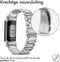 imoshion Fitbit Charge 6 - Stalen bandje met vlindersluiting - Zilver