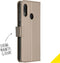 Accezz Hoesje Geschikt voor Huawei P Smart (2019) Hoesje Met Pasjeshouder - Accezz Wallet Softcase Bookcase - goud