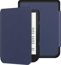 Lunso - sleepcover flip hoes - Geschikt voor Kobo Nia (6 inch) - Blauw