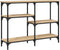 vidaXL - Wandtafel - 102x29x75 - cm - bewerkt - hout - sonoma - eikenkleurig