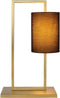 Atmooz - Tafellamp Urbino - E27 - Eetkamer / Slaapkamer / Woonkamer - Kleur : Goud Brons - Hoogte : 61cm - Metaal