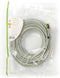 Nedis CAT7 Netwerkkabel - S/FTP - RJ45 Male - RJ45 Male - 15.0 m - Snagless - Rond - LSZH - Grijs - Polybag