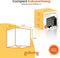 Goliving - Wandlamp met bewegingssensor - IP65 waterproof - Zwart