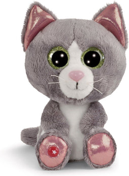 Nici Glubschis Pluchen Knuffel Kat Grijs Felinja, 15cm