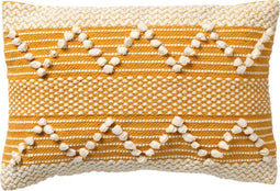Dutch Decor JULIUS - Sierkussen van katoen 40x60 cm Golden Glow - geel - Inclusief binnenkussen